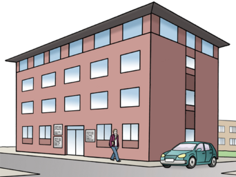 Icon_Buerogebaeude Bürogebäude im Comic-Stil