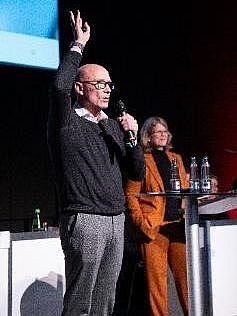 Dirk Lauenstein bei der Audi BKK Personalversammlung 2023