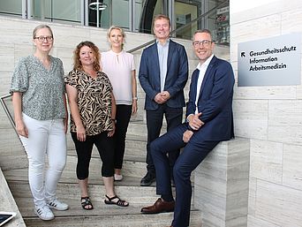 Anja Lattorff aus dem Team BGM und Gesundheitsmanagement der Audi BKK unterstützt das Projektteam.