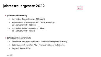 Grafik zum Jahressteuergesetz 2022