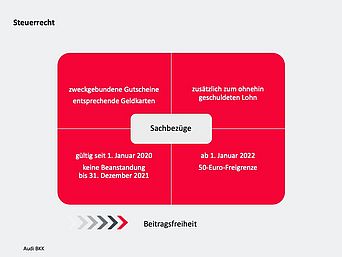 Visualisierung der Sachbezüge im Steuerrecht